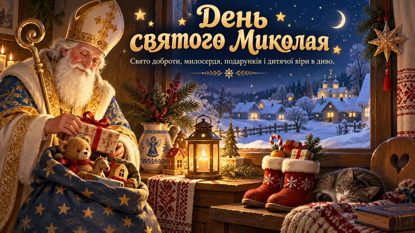 Коли святкують День святого Миколая у 2027 році — 6 грудня