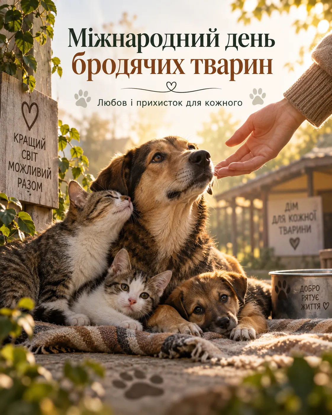 Коли святкують Міжнародний День бродячих тварин у 2027 році — 4 квітня