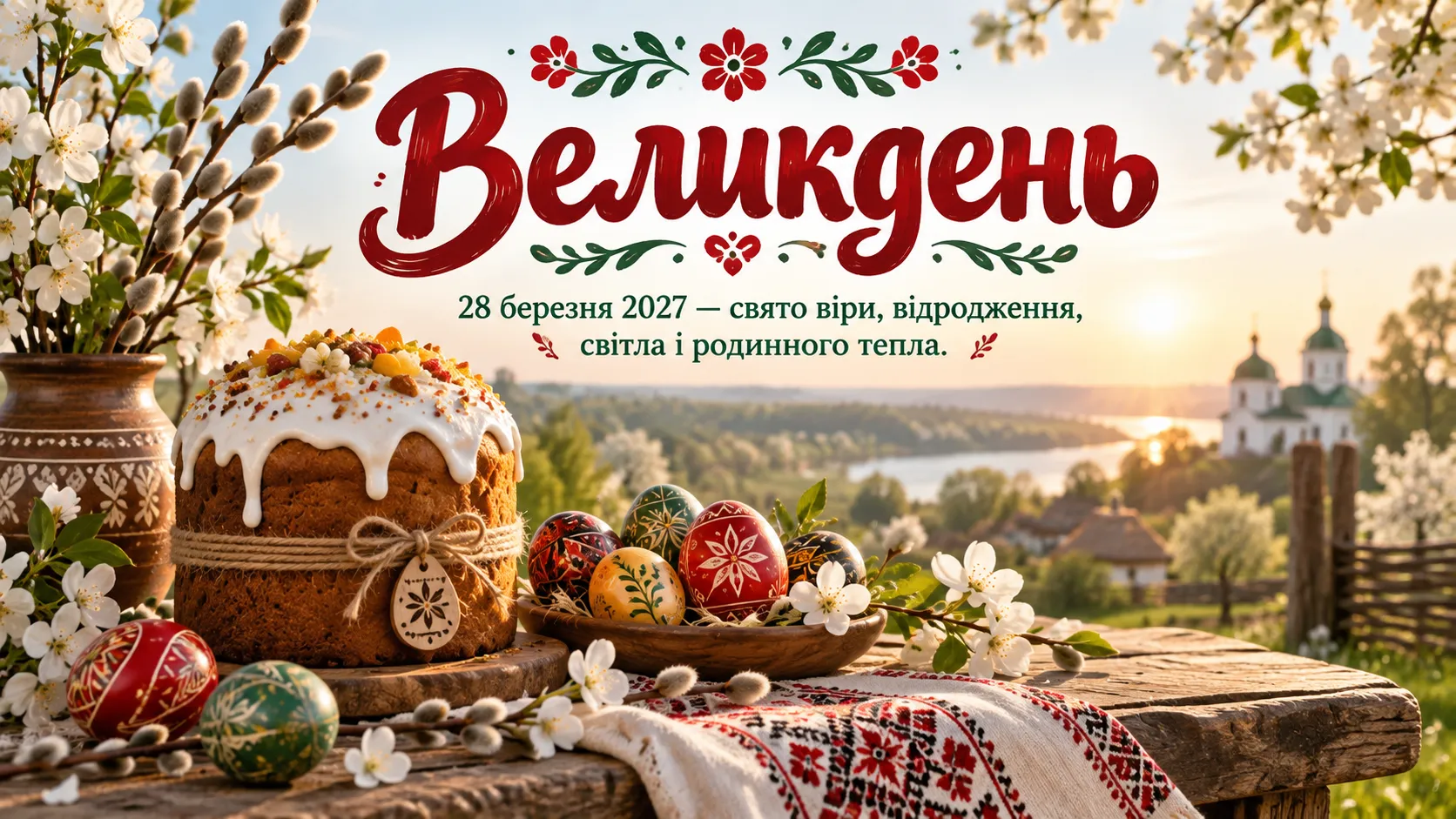 Пасха Христова - Великдень 2027 — 28 березня