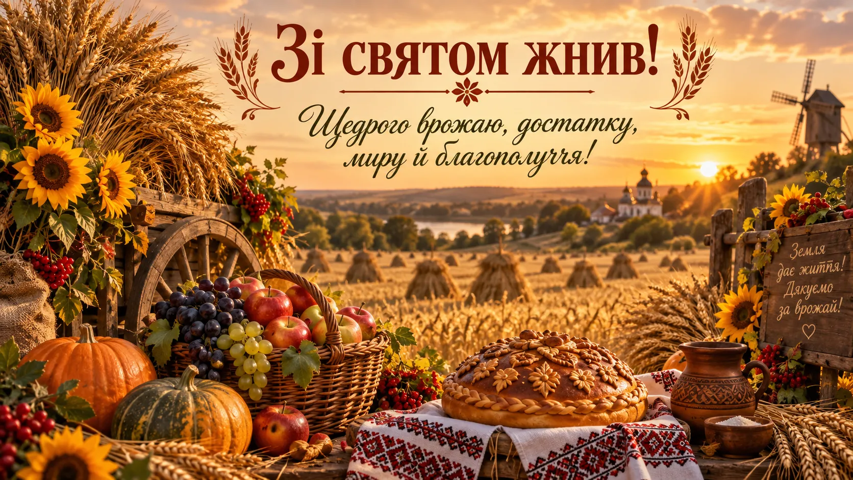 Коли святкують Свято Жнив у 2027 році — 29 серпня