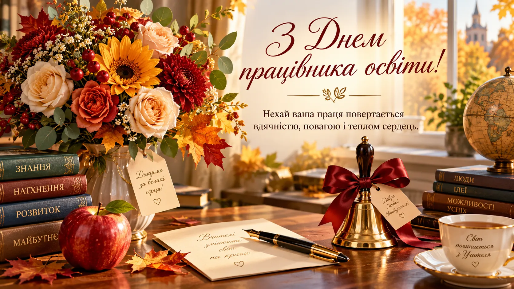 Коли святкують Український День вчителя (День працівників освіти чи День освітянина) у 2027 році — 3 жовтня