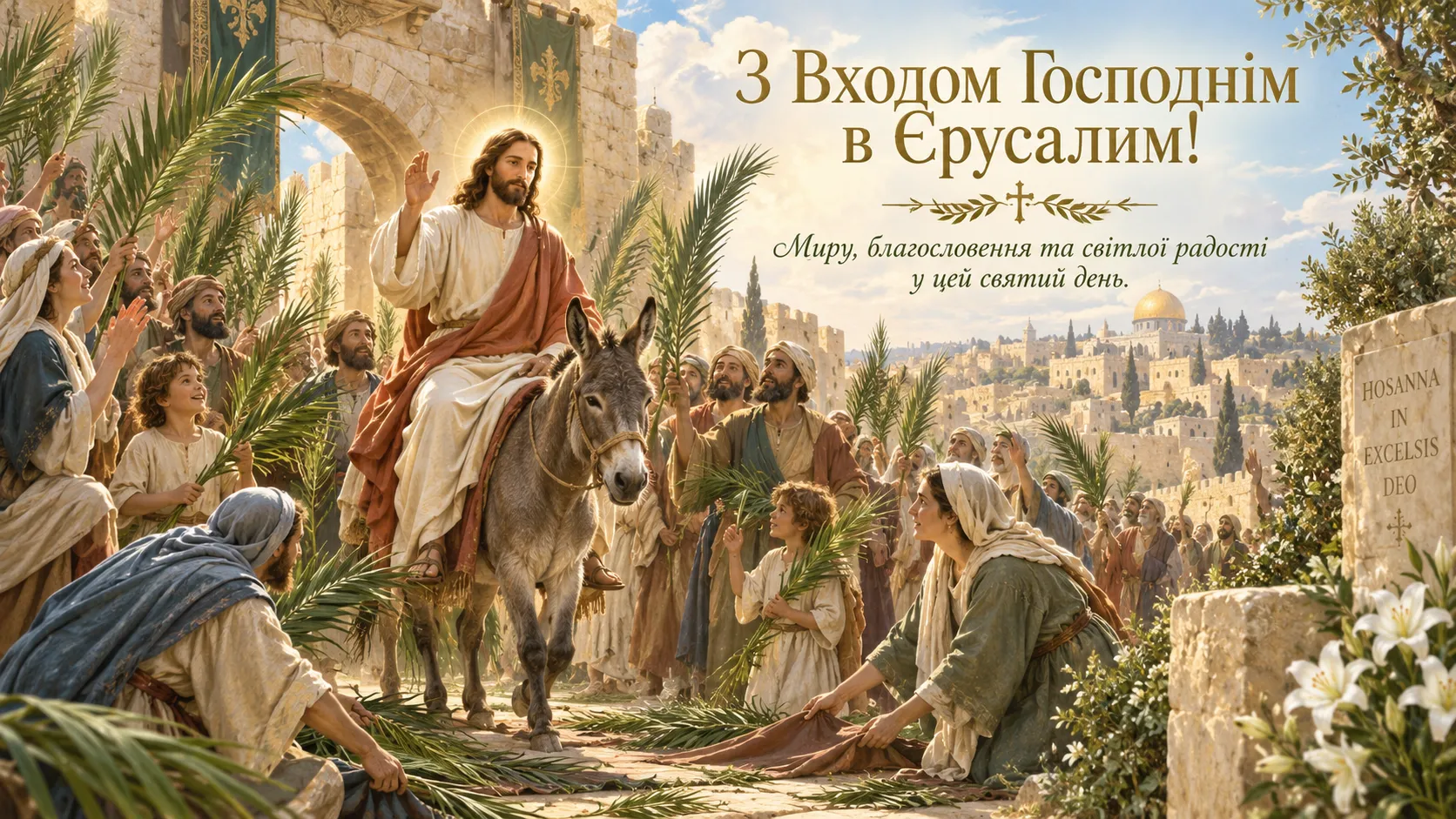 Коли святкують Вхід Господній в Єрусалим (Вербна неділя) у 2027 році — 21 березня