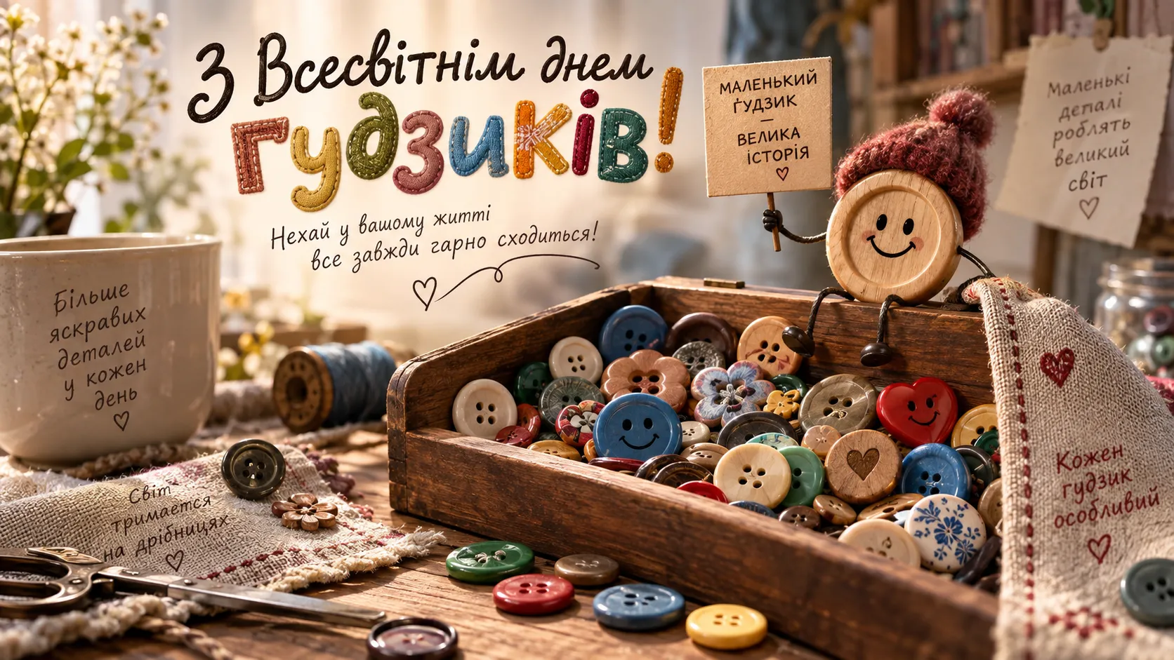 Всесвітній День ґудзиків 2027 — 16 листопада