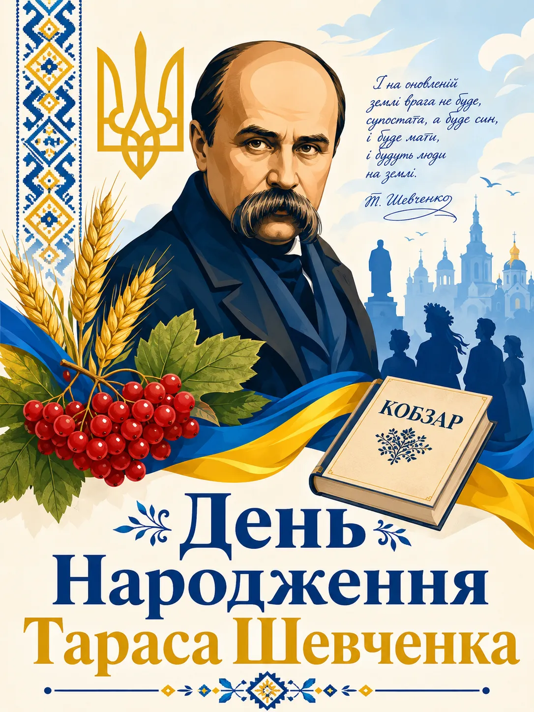 Коли святкують День народження Тараса Шевченка у 2026 році — 9 березня