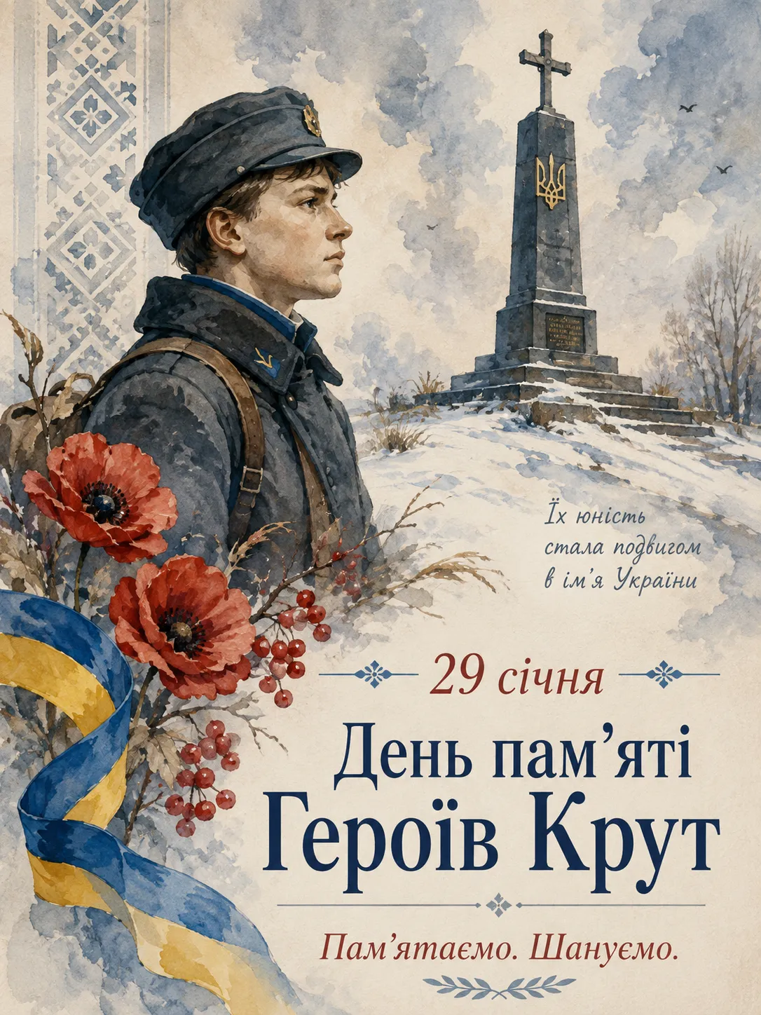 Коли святкують День пам’яті Героїв Крут у 2026 році — 29 січня