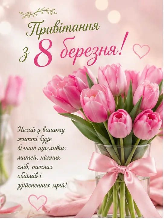 Міжнародний жіночий день — 8 березня