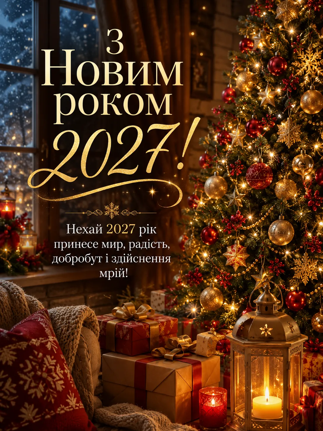 Новий рік 2027 — 1 січня 2027 року