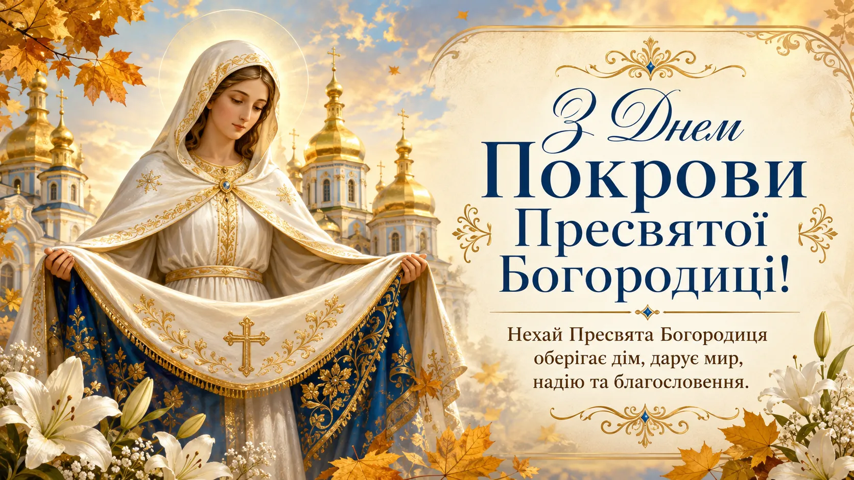 Покрова Пресвятої Богородиці — 1 жовтня